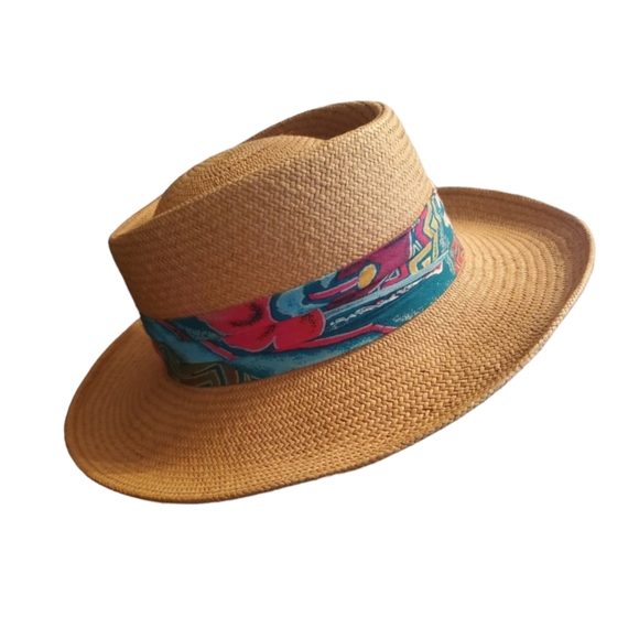 Peter Grimm Panama Women's Straw Beach Hat - Picture 1 of 16